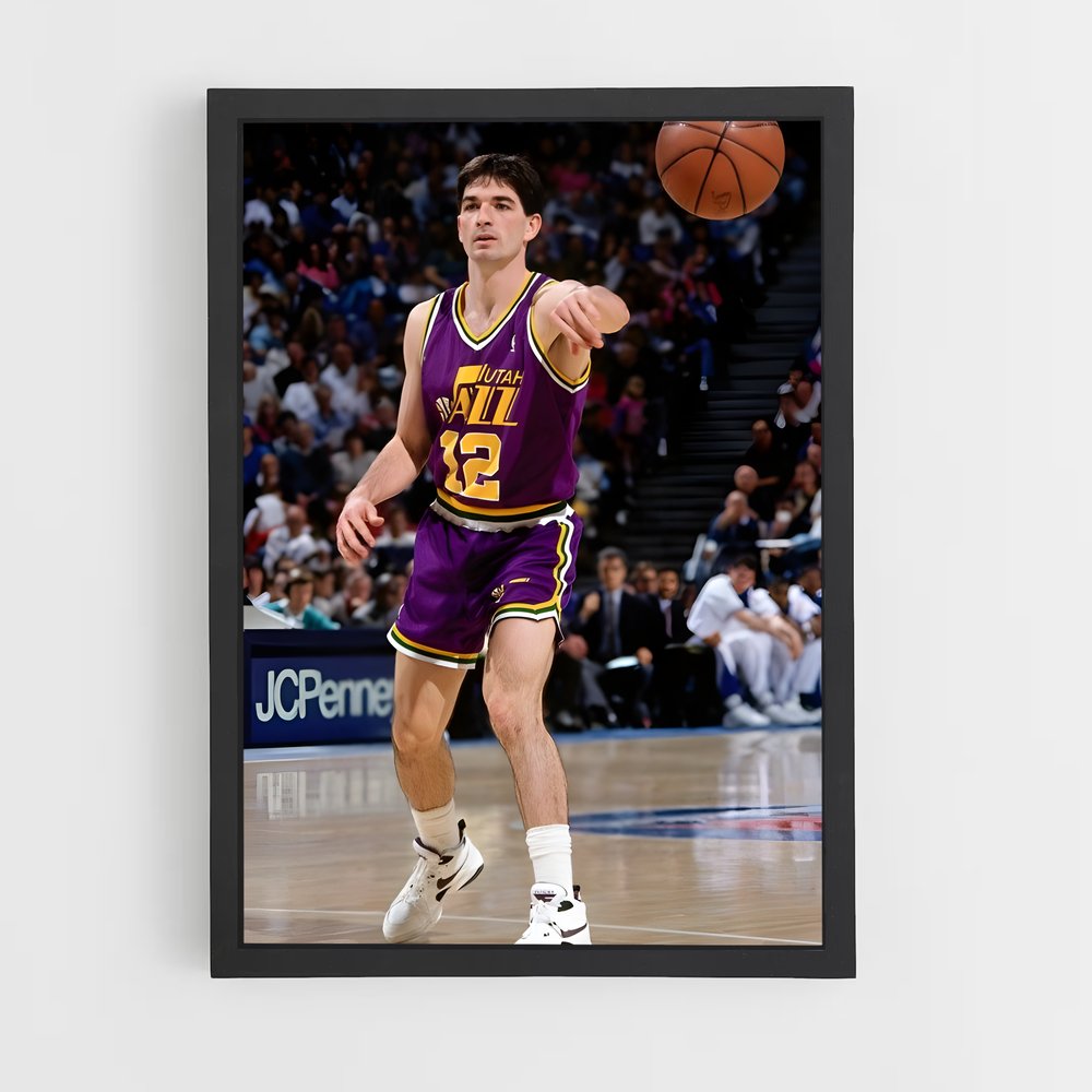 Poster Magic Purple – affiche Basketball (vue 2)